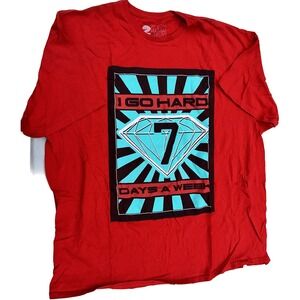 I Go Hard 7 Days A Week T-Shirt 2Monkeys Men's 3XL Hustle